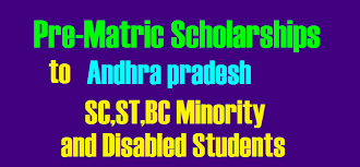 Pre Matric Scholarship For SC/ ST/ BC & Disabled