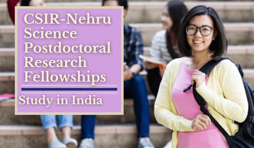 CSIR Nehru Science Postdoctoral Research Fellowship