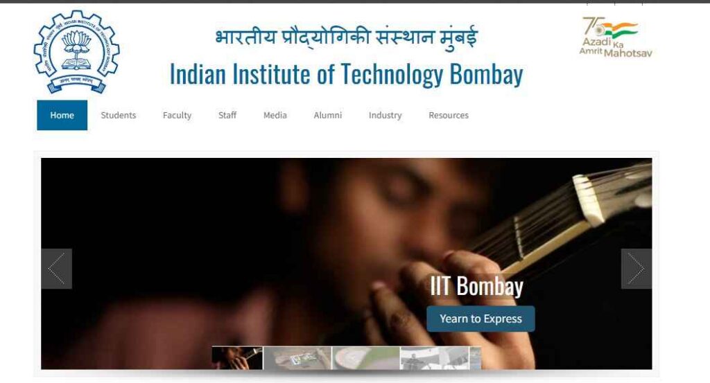 Process To Apply Online Under IIT Bombay Scholarship