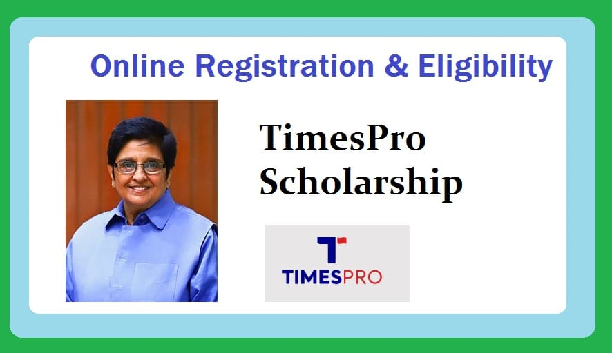 TimesPro Scholarship: Online Registration