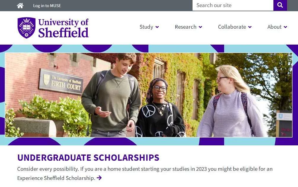 University of Sheffield Scholarships Apply Online 2024