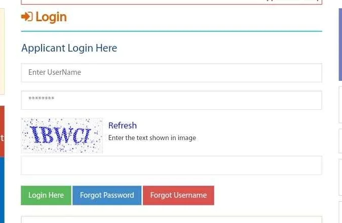 To Do Applicant Login 