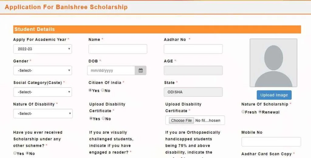 Banishree Scholarship Apply Online 2024 